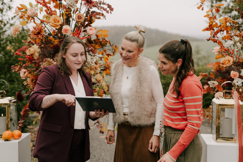 Wedding Day Managerin mit Deko Dienstleister